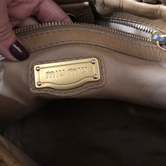 Authentic MIU MIU Pre-owned 2 way Leather Bag - Picture 2 of 8